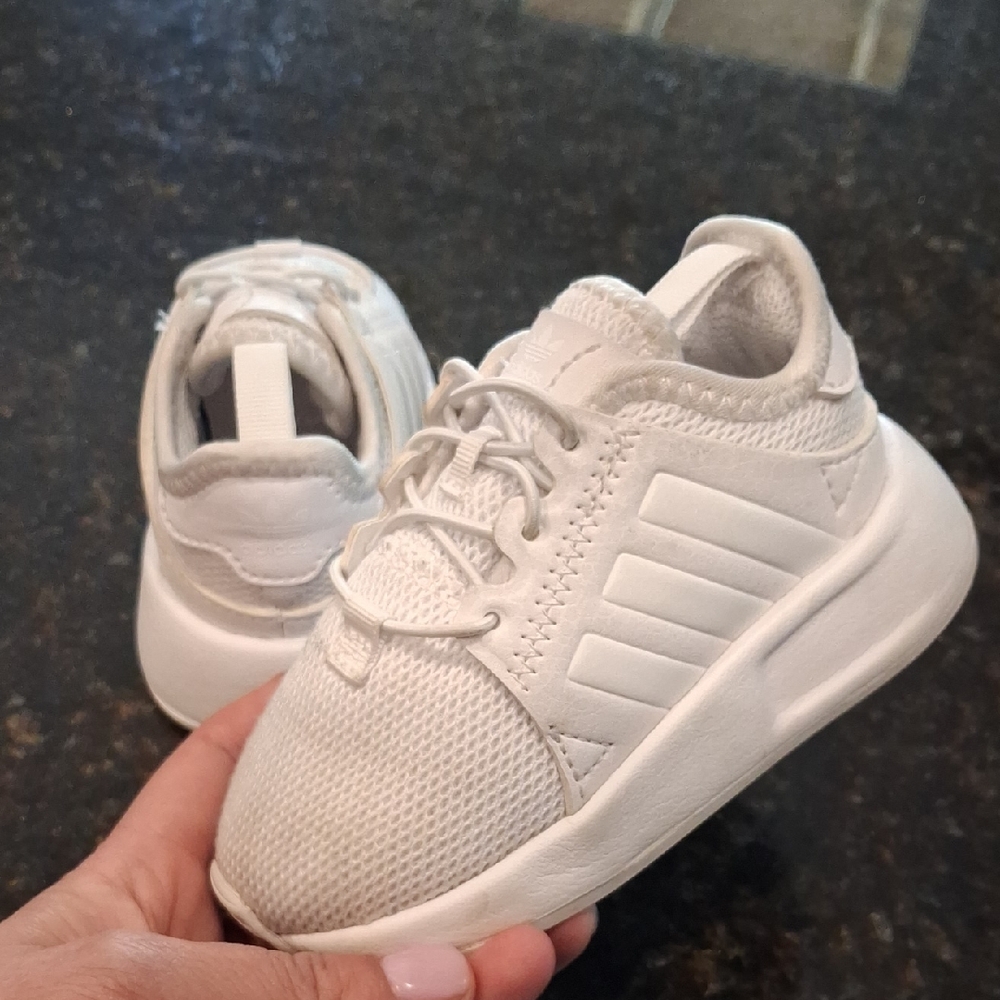 Adidas Kids White Sneakers